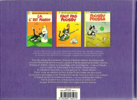 Verso de l'album Poussy L'Intégrale