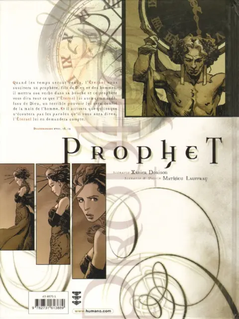 Verso de l'album Prophet Tome 1 Ante Genesem