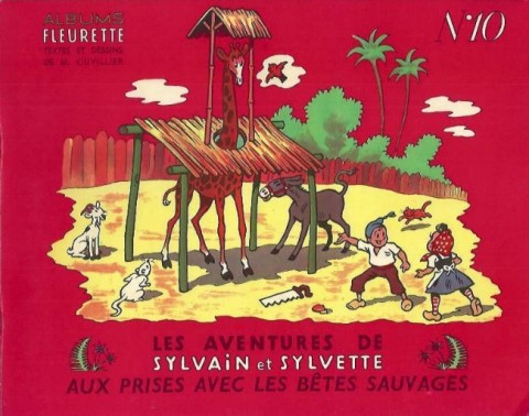 Couverture de l'album Sylvain et Sylvette Tome 10 Aux prises avec les bêtes sauvages
