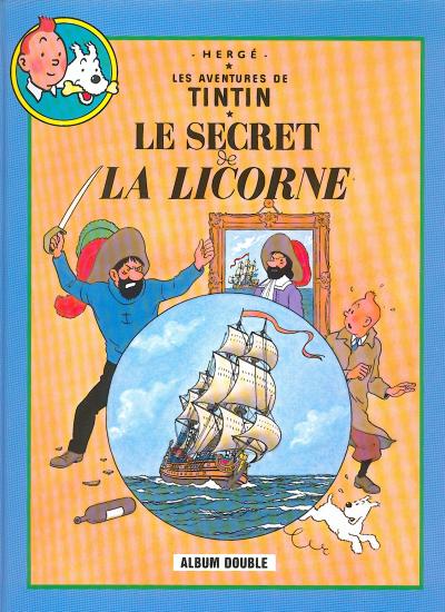 Tintin Tomes 11 et 12 Le secret de la Licorne / Le trésor de Rackham le Rouge