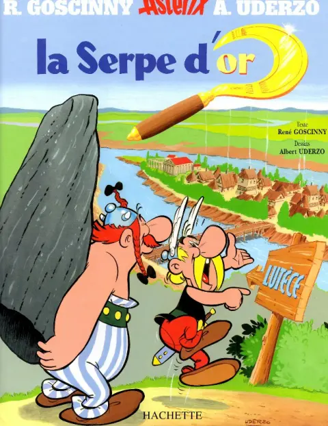 Couverture de l'album Astérix Tome 2 La serpe d'or