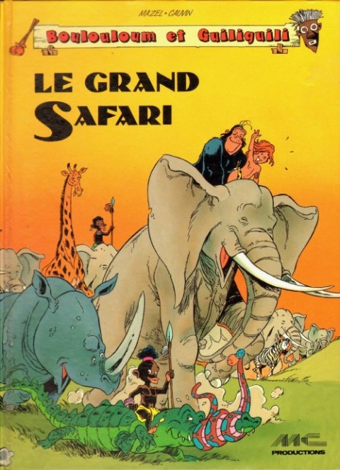 Couverture de l'album Boulouloum et Guiliguili (Les jungles perdues) Tome 1 Le grand Safari