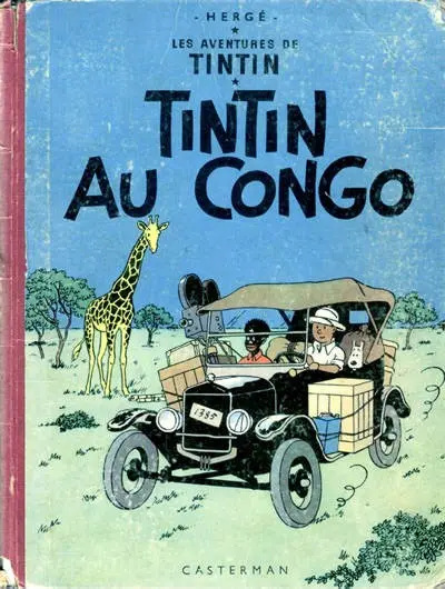 Couverture de l'album Tintin Tome 2 Tintin au congo