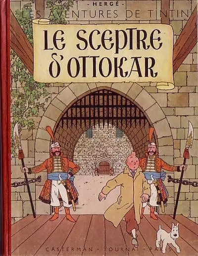 Couverture de l'album Tintin Tome 8 Le sceptre d'Ottokar