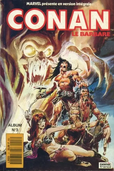 Conan le barbare Album N°3 (du n°7 au n°9)