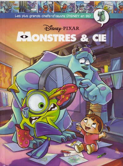 Couverture de l'album Les plus grands chefs-d'œuvre Disney en BD Tome 14 Monstres & Cie