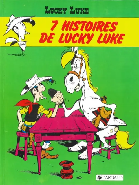 Couverture de l'album Lucky Luke Tome 42 7 histoires de Lucky Luke
