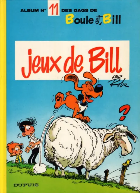Couverture de l'album Boule & Bill Tome 11 Jeux de Bill