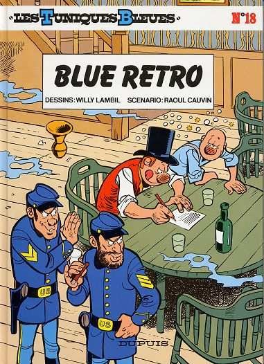 Couverture de l'album Les Tuniques Bleues Tome 18 Blue retro
