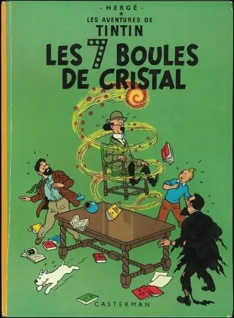 Couverture de l'album Tintin Tome 13 Les 7 boules de cristal