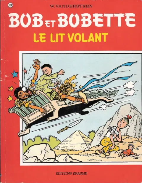 Couverture de l'album Bob et Bobette Tome 124 Le lit volant