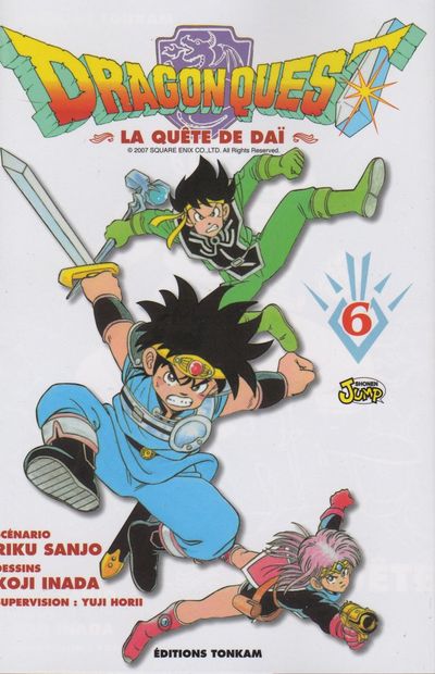 Couverture de l'album Dragon Quest - La quête de Daï Tome 6 L'impitoyable flazzard !!