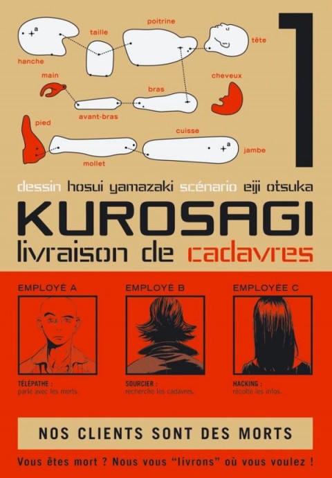 Couverture de l'album Kurosagi, livraison de cadavres 1