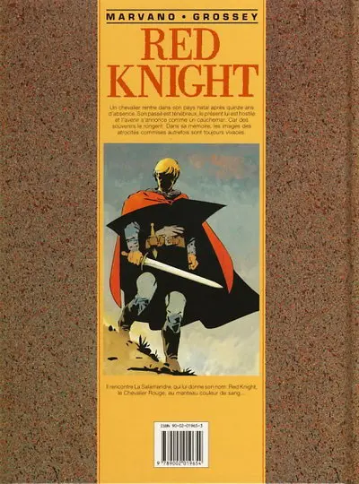 Verso de l'album Red Knight Tome 1 La salamandre