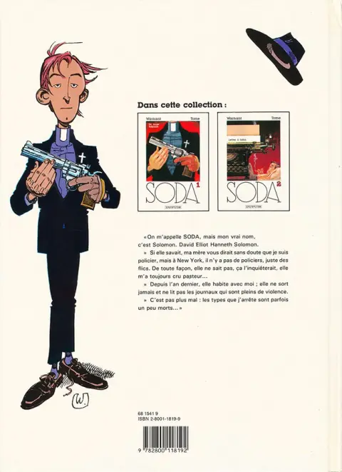 Verso de l'album Soda Tome 3 Tu ne buteras point