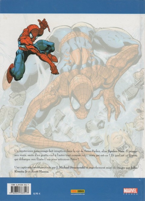 Verso de l'album Spider-Man Tome 1 Vocation