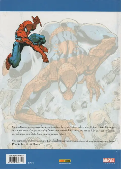 Verso de l'album Spider-Man Tome 1 Vocation