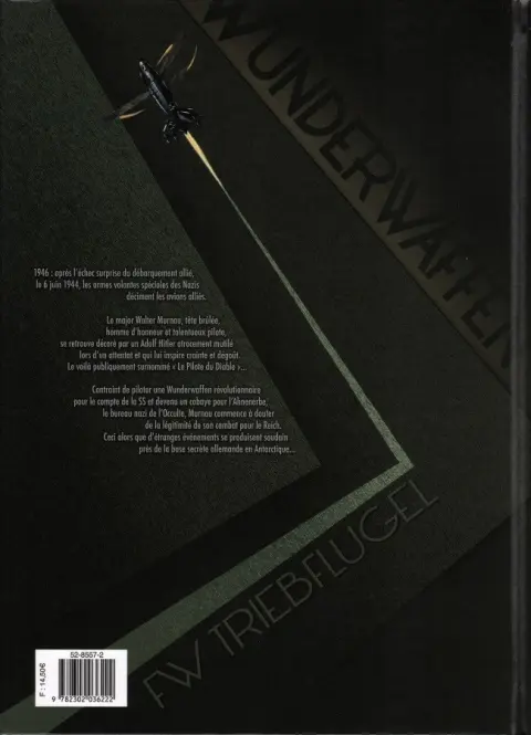Verso de l'album Wunderwaffen Tome 4 La main gauche du Führer