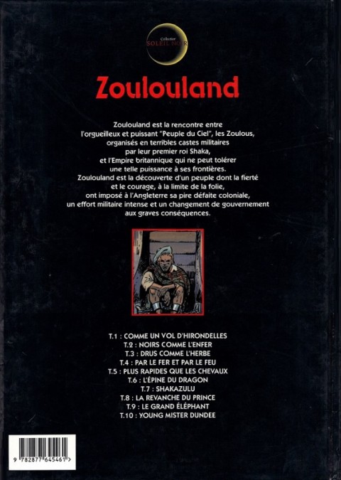 Verso de l'album Zoulouland Tome 10 Young Mister Dundee