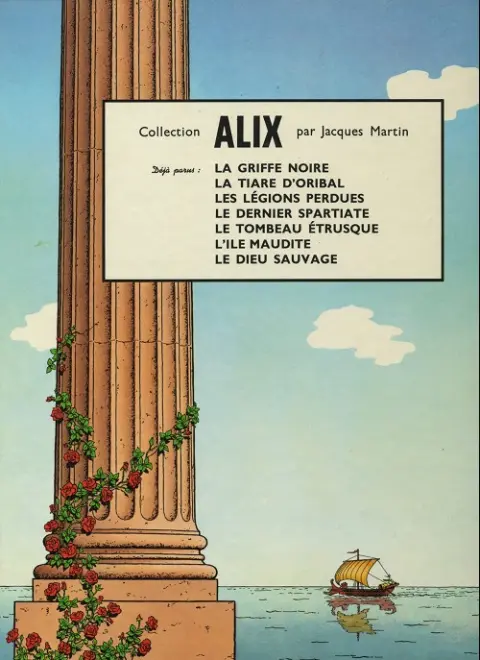 Verso de l'album Alix Tome 5 La griffe noire