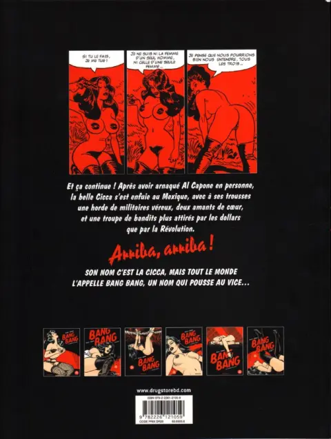 Verso de l'album Bang Bang Tome 2 Viva Mexico !