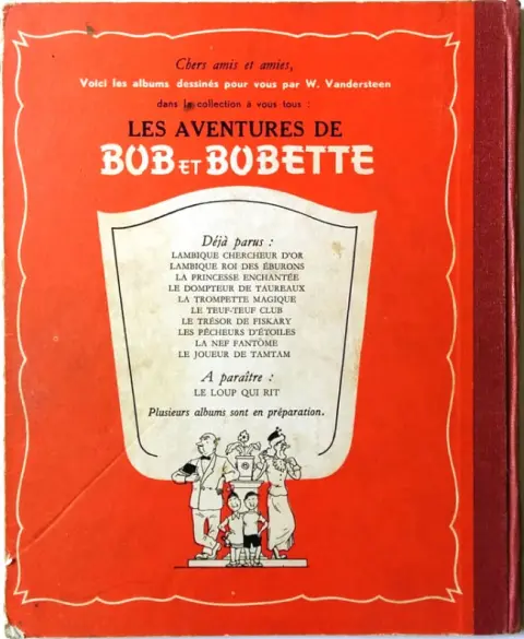 Verso de l'album Bob et Bobette Tome 2 La princesse enchantée