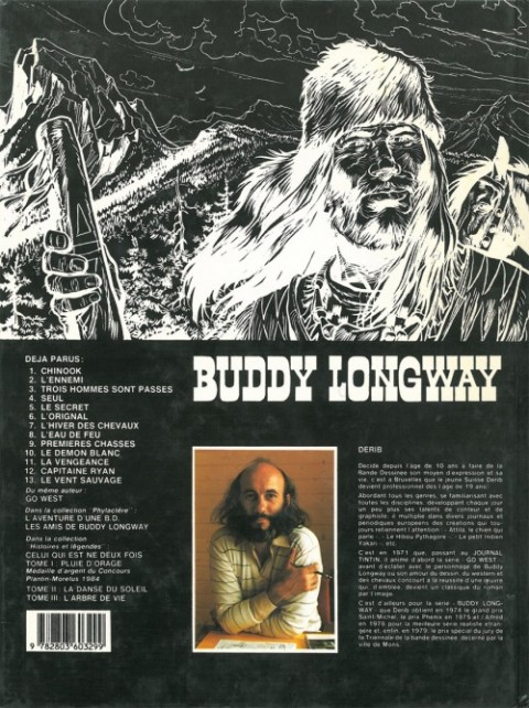 Verso de l'album Buddy Longway Tome 1 Chinook