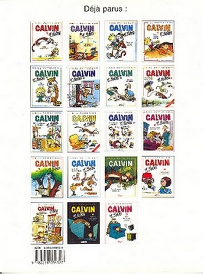 Verso de l'album Calvin et Hobbes Tome 8 Elle est pas belle, la vie ?