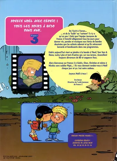 Verso de l'album Cédric Tome 8 Comme sur des roulettes