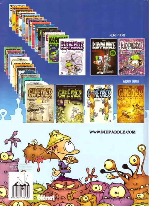 Verso de l'album Game over Tome 8 Cold case affaires glacées