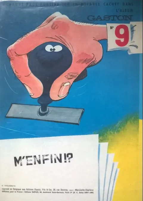 Verso de l'album Gaston Tome 8 Lagaffe nous gâte