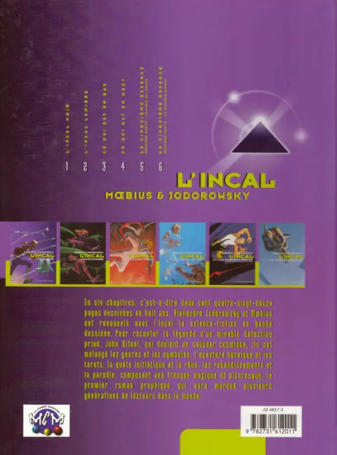 Verso de l'album L'Incal Tome 4 Ce qui est en haut