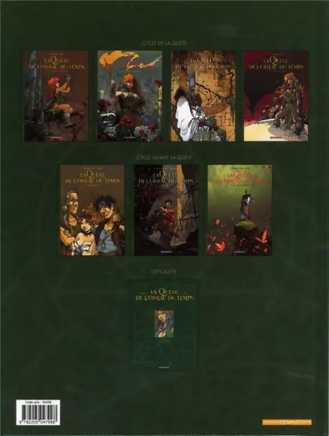 Verso de l'album La Quête de l'oiseau du temps Tome 2 Le temple de l'oubli
