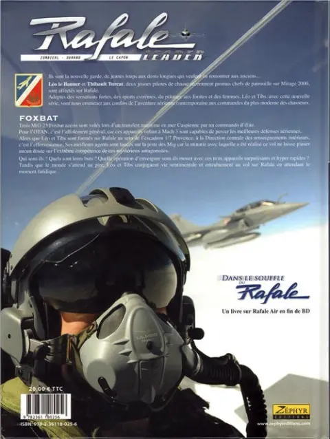 Verso de l'album Rafale leader Tome 1 Foxbat