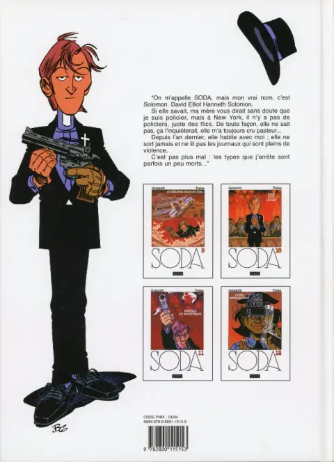 Verso de l'album Soda Tome 1 Un ange trépasse