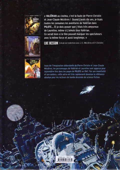 Verso de l'album Valérian et Laureline - L'intégrale Volume 1