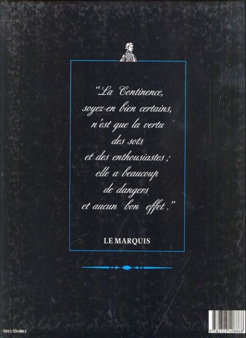 Verso de l'album Le Bâtard de Vénus