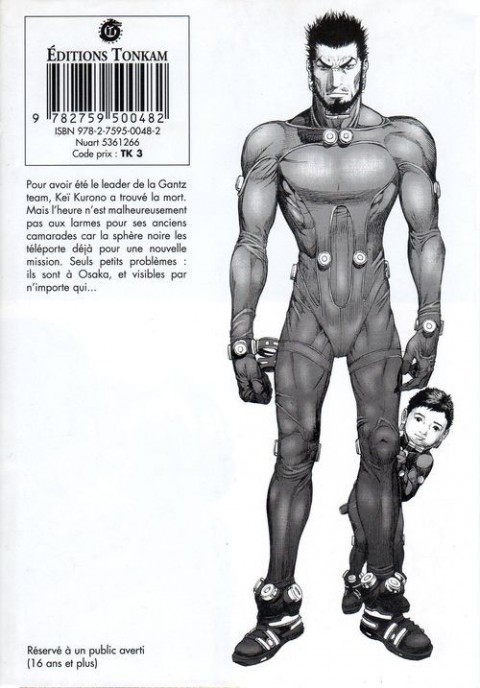 Verso de l'album Gantz 21