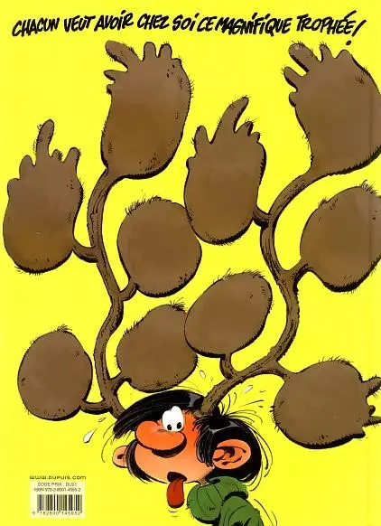 Verso de l'album Gaston Tome 15 Le gang des gaffeurs