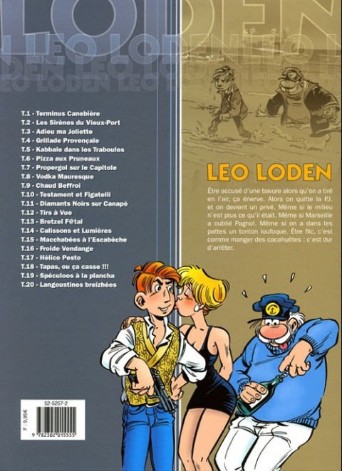 Verso de l'album Léo Loden Tome 20 Langoustines breizhées