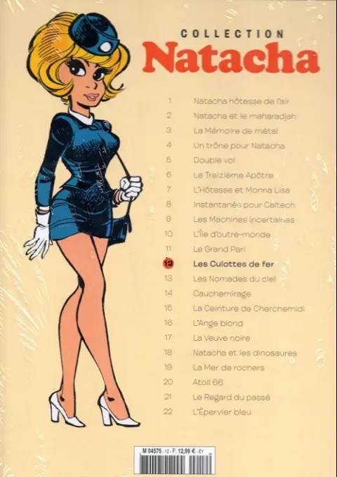 Verso de l'album Natacha - La Collection Tome 12 Les culottes de fer
