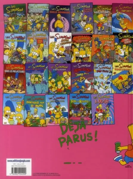 Verso de l'album Les Simpson Tome 24 En parade