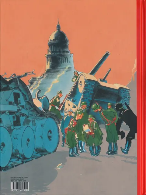 Verso de l'album Spirou et Fantasio - Une aventure de... / Le Spirou de... Spirou sous le manteau