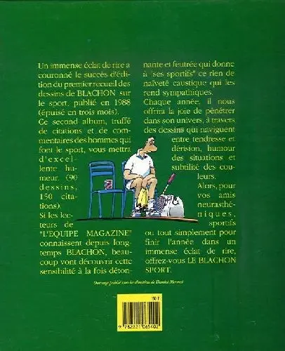 Verso de l'album Blachon sport Tome 2
