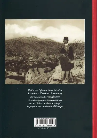 Verso de l'album Tintin Carnets de Syldavie