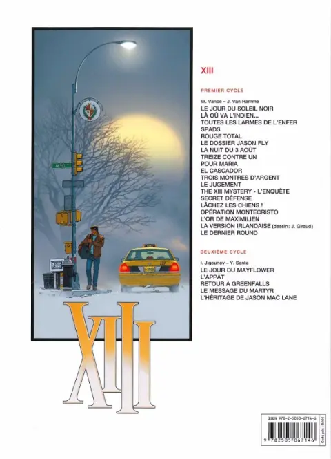 Verso de l'album XIII Tome 24 L'héritage de Jason Mac Lane