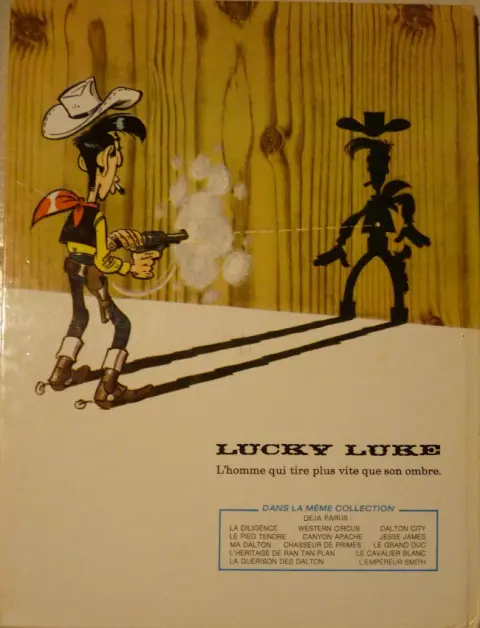 Verso de l'album Lucky Luke Tome 32 La Diligence