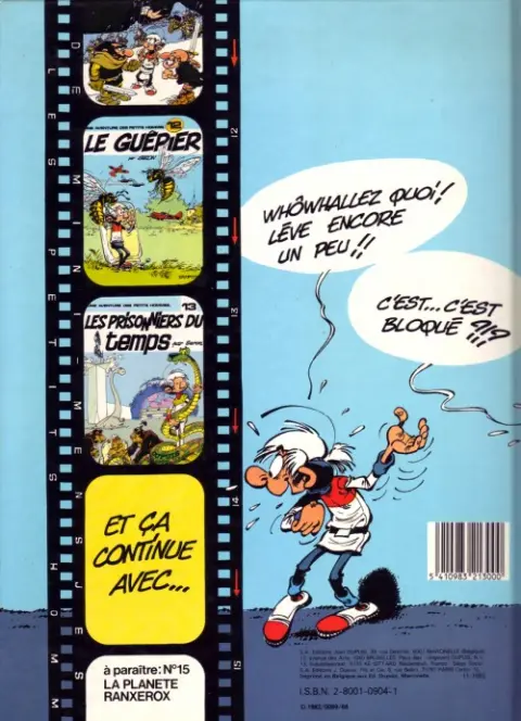 Verso de l'album Les Petits hommes Tome 13 Les prisonniers du temps