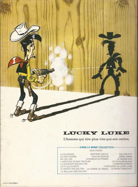 Verso de l'album Lucky Luke Tome 38 Ma Dalton