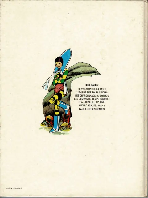 Verso de l'album Le Vagabond des Limbes Tome 4 Les démons du temps immobile